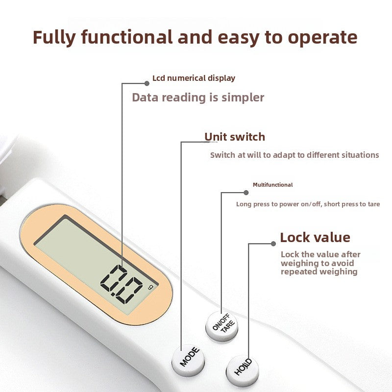 High Precision Detachable Spoon Digital Scale